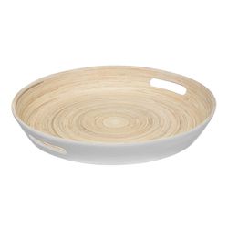 Bandeja Redonda Diam.42cm Bambu Col.'Blanc Kitchen'