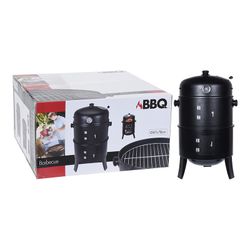 Barbecue fumoir baril noir