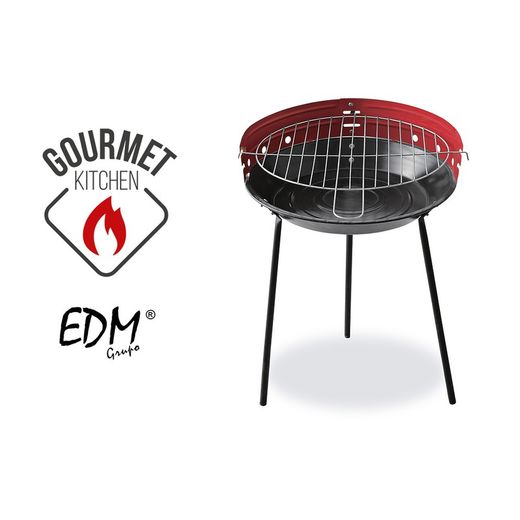 Barbecue sur pied ø33cmx45cm 3 pieds edm