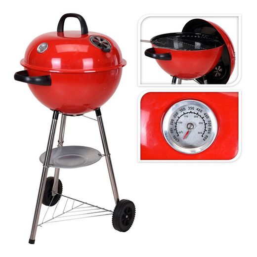 Barbacoa Esférica Ø47x90cm Con Termómetro