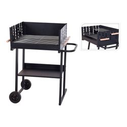 Barbacoa Rectangular De Hierro 60x46x93cm