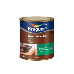 Barniz muebles mate incoloro 0,75l bruguer