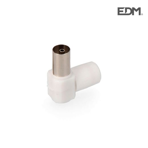 Base d'antenne tv coudée 9,5 mm. Edm emballé
