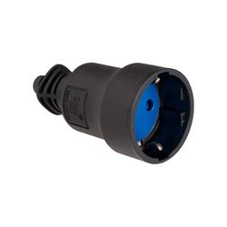 Base Aérea de Borracha 16a 250v T/Tl 4.8mm Preta (Embrulhada em Psiquiatra) Solera 707c