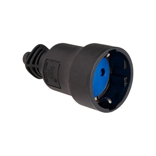 Base Aérea de Borracha 16a 250v T/Tl 4.8mm Preta (Embrulhada em Psiquiatra) Solera 707c