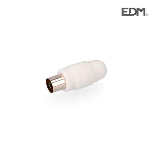 Base aérienne tv 9,5 mm. Shrink femelle droite