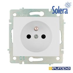 Base Bipolar Com T/T Lateral 16a 250v Com Soquete Francês S.Europa Solera Erp60f