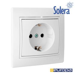Base Bipolar Com Lateral T/T 16a 250v S.Europa Solera Erp60u