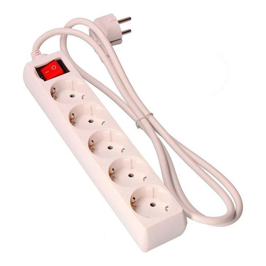 Tomadas de base múltipla de 5 t / tl com interruptor 3m 3x1,5mm