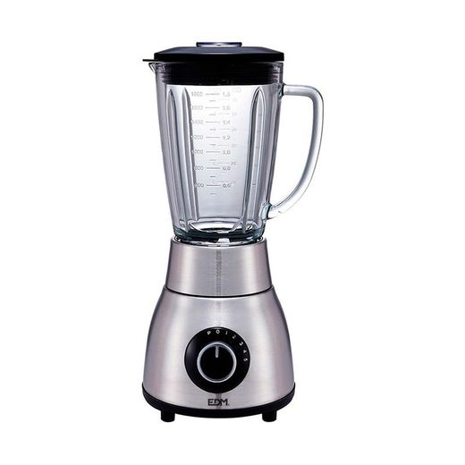 Liquidificador 1200w com jarra de vidro 1,8 litros edm