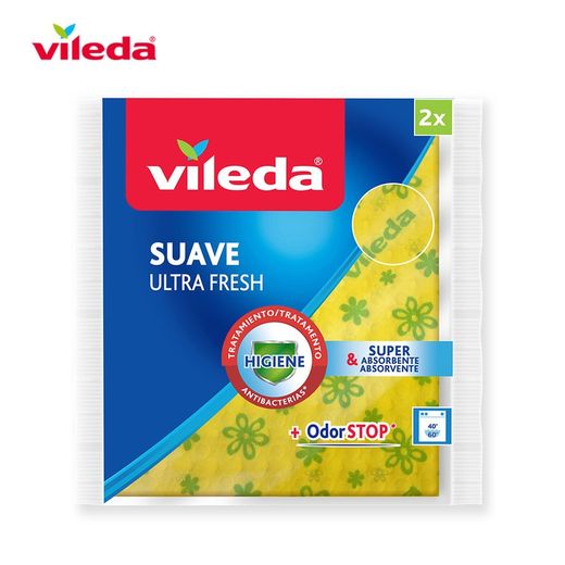 Pano amarelo macio ultrafresco 161146 vileda