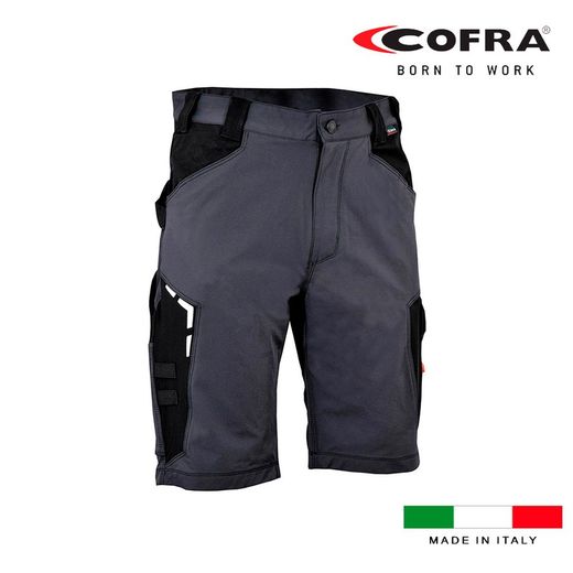 Bermuda Bortan Cinza Escuro Preto Cofra Tamanho 40
