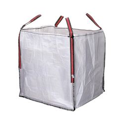 Big bag escombros 90x90x90cm blanco aguanta hasta 1000kg