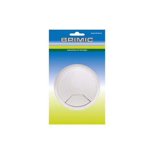 Plugue passa-cabo Bl Tpc01 Ø60x22mm Branco 90621 Micel