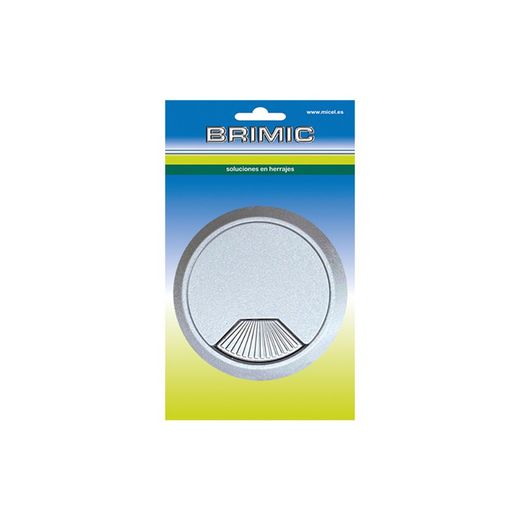 Plugue passa-cabos Bl Tpc01 Ø60x22mm Prata 90620 Micel