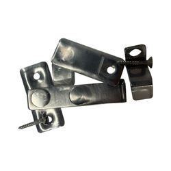 Aldrava Reversível Blister 6cm Inox Edm