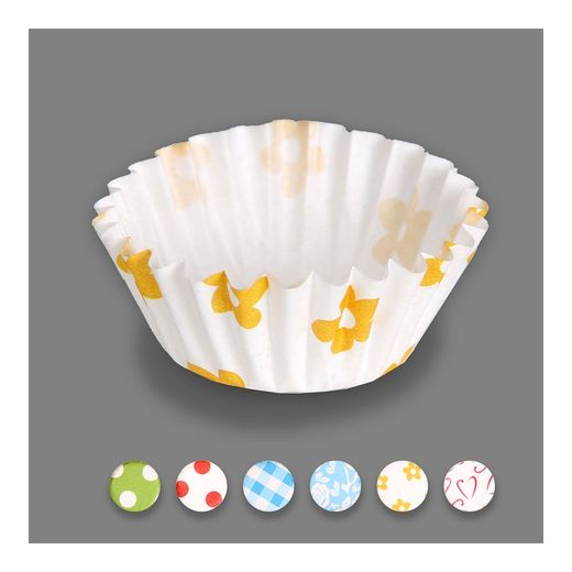 Blister Com 75 Formas Para Cupcake 4,3x2,5cm Papel Cores Sortidas