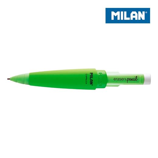 Blister porte-mine capsule fluo + 2 gommes milan