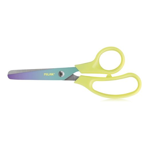 Blister Basic Ciseaux Sunset Edition, Manche Jaune 13,4x5,3 X1,1cm Milan