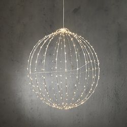 Bola decorativa com 300leds integrado ip44 40cm