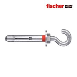 Sachet de 4 chevilles métalliques Fsl 8 finition crochet 98457 Fischer