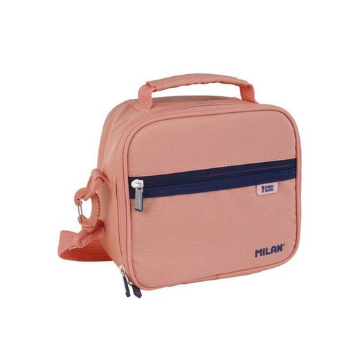 Saco Porta Alimentos Isotérmico Com 3 Recipientes (3,5l) Série 1918, Rosa Milão
