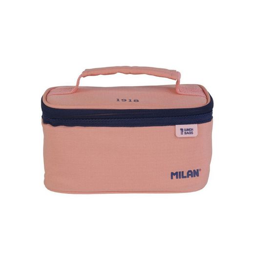 Saco Isotérmico Pequeno Porta Alimentos Com 1 Recipiente (1,5l) Série 1918, Rosa Milan