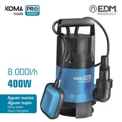Bomba de água suja de ferramentas Koma 400w