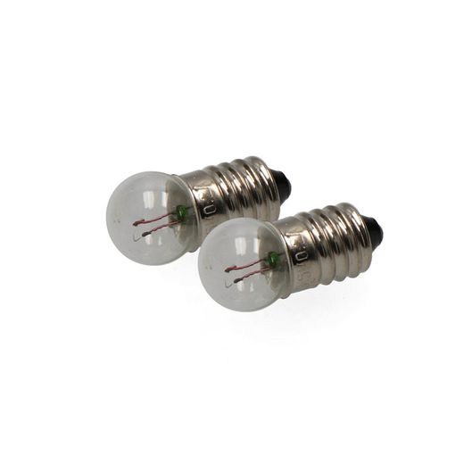Bolha de lâmpada esférica de 3,5 v (2 unidades)