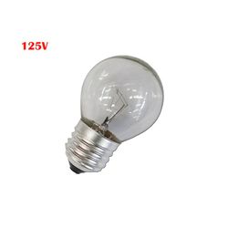 Lâmpada esférica transparente 40w e27 125v (apenas para uso industrial)