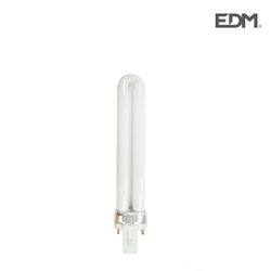 Bombilla fluorescente pl 9w luz actinica 16,5cm (recambio para 06032) edm