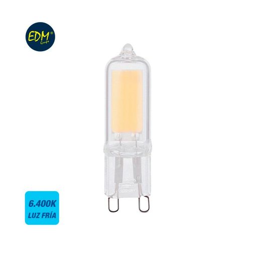 Lâmpada led fosca clássica G9 2w 220 lm 6400k luz fria edm