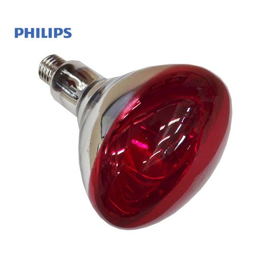 Lâmpada de par infravermelho - 250w - e27 - vermelha (terapêutica) - philips