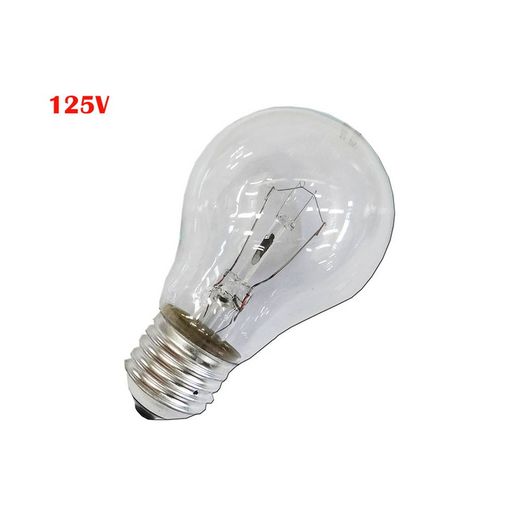Ampoule standard transparente 40w e27 125v (usage industriel uniquement)