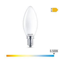 Lâmpada Vela Led E14 6,5w 806lm 6500k Luz Fria Ø3,5x9,7cm. Philips
