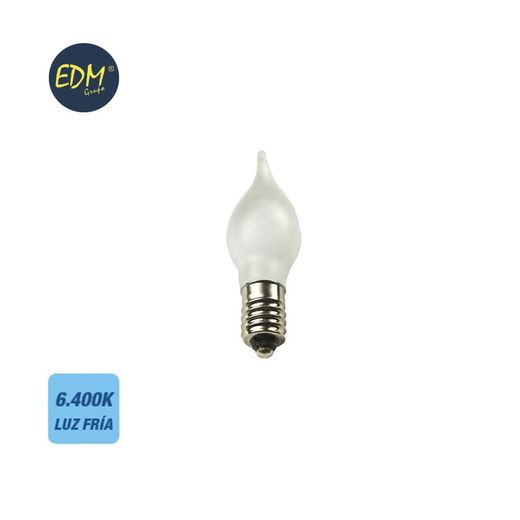 lâmpada led "borboleta" e10 0.1w 160 lm 6400k luz fria edm