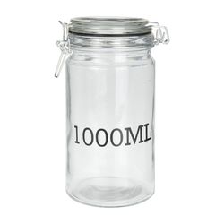 Frasco com tampa hermética 1000ml