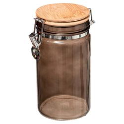 Frasco de Vidro 1lt Preto Col.'Noir Kitchen'