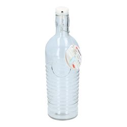 Frasco de vidro de 1 litro com tampa