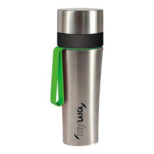 Garrafa de filtro de água Mylaica 0,55lt verde aço inoxidável Br60a Laica