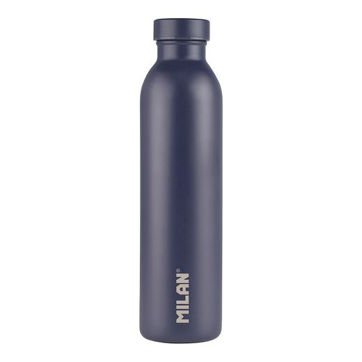Garrafa Isotérmica em Aço Inox 304 591ml Azul Marinho, Sunset Milan Edition