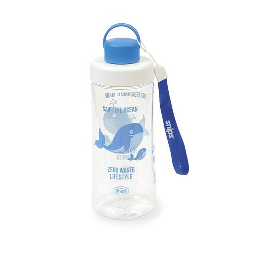 Bouteille éco Tritan sauve la baleine de l'océan 0,5l cisailles