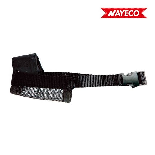 Muselière en nylon noir l