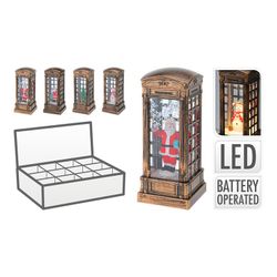 Cabine telefônica de natal com led