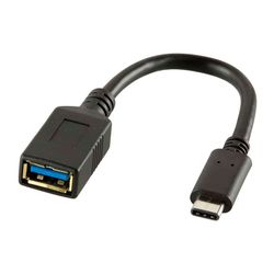 Câble adaptateur USB 3.1 Type C mâle vers type A femelle L Logilink