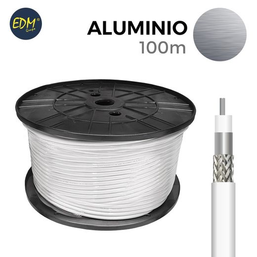 Cable coaxial apantallado aluminio edm euro/mts