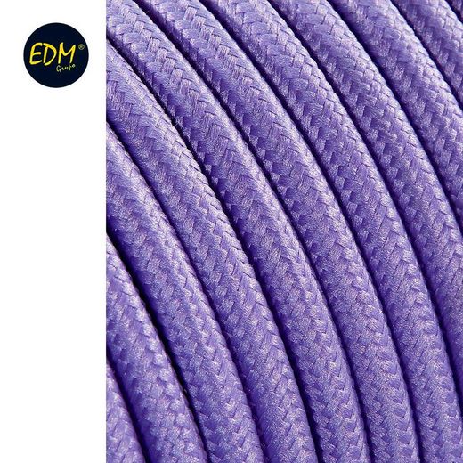 cabo de cabo tubular 2x0,75mm c65 lilás 25mts euro / mts