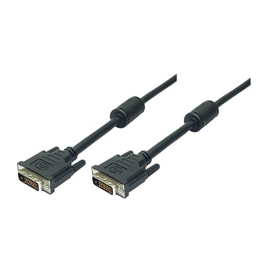 Cabo Dvi-D Macho-Macho Preto 3m Dual Link