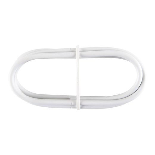 Cabo Plástico Branco (Sem-fim) Suporte Cortina 1m Pv024 Cintacor