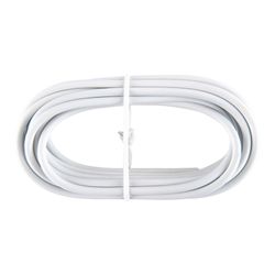 Cabo Plástico Branco (Sem-fim) Suporte Cortina 3m Pv025 Cintacor